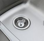 AMERICAN STANDARD USED LOWES SINGLE BOWL UNDERMOUNT HANDMADE STAINLESS STEEL