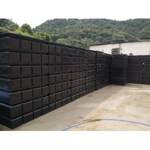 Marine Polyethylene PE Plastic Floating Pontoon Modular Black Boat Floating Dock