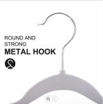 PP White Non Slip Hangers , 2.9mm Non Slip Coat Hangers