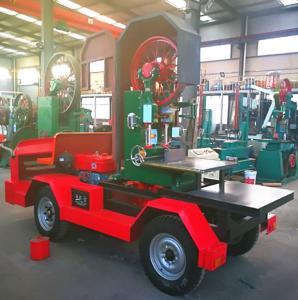 China Most Popular New Style Bandsaw Mill Portable Vertical Timber Wood Cutting Bandsaw factory
