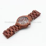 red sandalwood man watches ,wood bracelet watch , watch wood with date