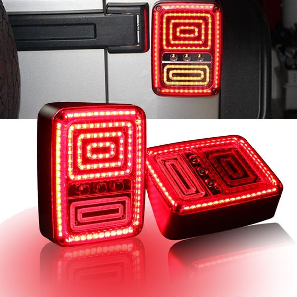 High Quality Rear LED Tail Lights Brake Reverse Turn Singal Lamp for Jeep