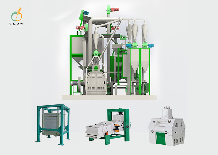 40 Ton Per Day Corn Flour Mill Machine Industrial Maize Processing Plant