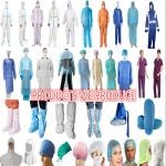 Non Sterile EN13795 Long Sleeve Disposable Hospital Gown
