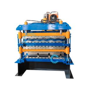 China IBR Roof Sheet Corrugated Roofing Sheet Roll Forming Machine Hydraulic factory