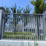 Powder Coated Frame 304ss Modern Design Metal Galvanized Aluminum Steel Fence