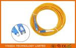 LC / SC CATV Fiber Optic Patch Cord Cable SM SX 15 Meter / Fiber Optic