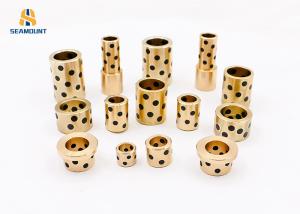 China Professional Oil Free Self-Lubricating Graphite Bearing Flanged Bronze Bearing factory