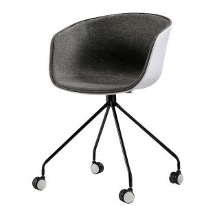 China Simple Classic Plastic Rolling Desk Chair Multi Colors Available factory