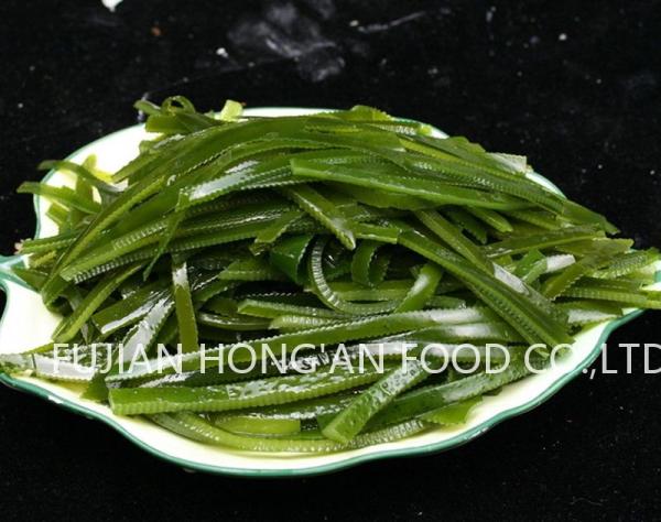 Dried Seaweed Kelp Stirps Nutritious Green Sea Kombu Fronds / Kombu Sprouts A
