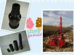 Light weight portable oil prospecting drilling rig
