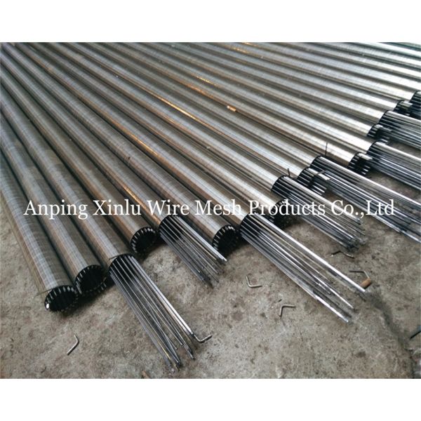 V-Shape Wedge Wire Free-Flow Well Screen Pipe for Waterwell and Environmental Applications
