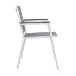 Garden Furniture Stacking Aluminum and Textilene Outdoor Dining Chair