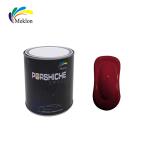 Waterproof Nontoxic Rose Red Car Paint , Glossy Automotive Refinishing Products