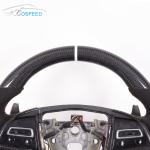Real Carbon Fiber Leather Sports Cadillac Steering Wheel Stitching 2022 OEM ODM
