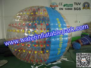 China Rolling Human Zorb Ball Rental For Inflatable Aqua Park , Water Polo Ball factory