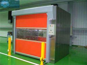 China Double Telecontroller 4000mm Width PVC Roller Shutter Doors factory