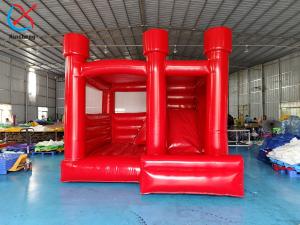 China Customized Red Inflatable Wedding Bouncy House With Slide Inflatable Combo For Party factory