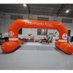 Commercial Airtight Inflatable Finish Line Arch Inflatable Balloon Arches PVC