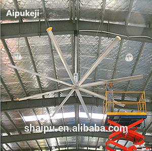 China 4.9m Workshop Ceiling Fans Big Diameter 8 Blades For Large Facilities factory