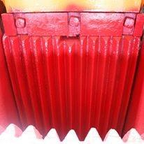 China high manganese steel casting jaw plate fixed jaw plate jaw plate for crusher factory