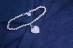 ODM Infinity Bead Love Sterling Silver Bracelet Bangle For Girlfriend