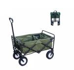Shopping And Storage Foldable Wagon Cart 260KGS Capacity Folding Beach Trolley
