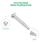 Standard Self Tapping Pan Head Screws for TPO/PVC/EPDM Roofing Membrane