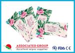 Flavored Feminine Wipes , Feminine Antibacterial Wipes Resealable 10Pcs