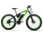 26" Wheel Size Electric Full Suspension Fat Bike with 21 Speed Gears and LCD