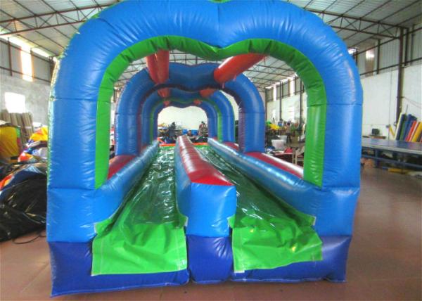Commercial inflatable arch water slide classic inflatable bridge shape water