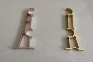 China Decorative Curtain Hook Anodized Aluminium Profiles factory
