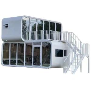 China Contemporary 20ft 40ft Prefab Modular Houses Tiny Homes Cabin Office Portable Home Pod Apple Cabin factory