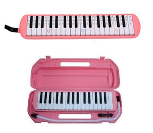 ABS Plastic Shell Copper board 37 key Melodica kids toy with plastic box-AGME37A