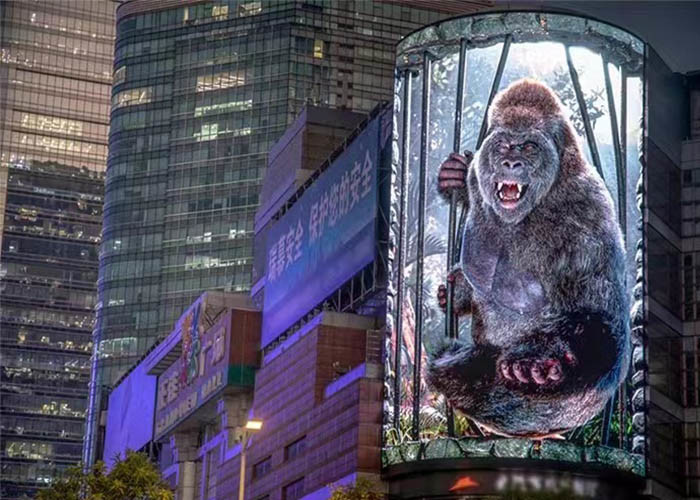 Aluminium Alloy 1920Hz Led Wall Screen Display Outdoor P10 Matrix