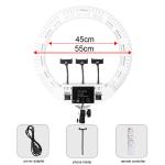 Yidoblo 55cm 22 Inch Ring Light Photographic Phone Holders Vlog Led Light Selfie