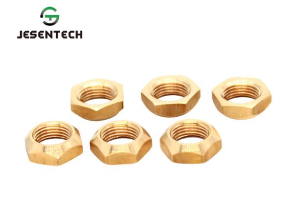 CNC Machining Knurled All Metal Lock Nut For Drilling Equipment OEM / ODM