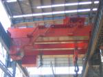 Industrial Electric Double Hoist Overhead Crane Box Type Steel Support