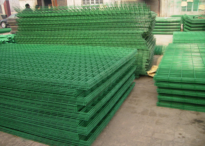 Pvc Coated Galvanized Railways 50 X 100mm Welded Wire Fence Panels 6mm