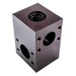 CNC Machined Aluminum Cast Iron Hydraulic Manifold Valve Block Flow Control