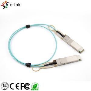 China 100gbps Qsfp28 To Qsfp28 Active Optical Cable Om3 Pvc Cable Length Optional factory