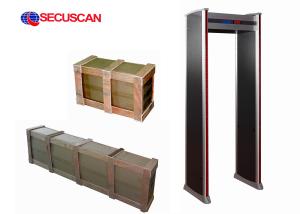 China 6-12-18 zones economical High sensitivity walk through metal detector for entrance security check factory