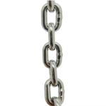 8MM Stainless Steel Heavy Duty Link Chain DIN766 SS304 SS316 Test Load 48kN