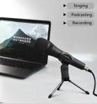 Live Broadcast Studio Condenser Microphone 48V 12V 5V Cardioid Directivity