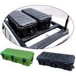 Powder Coating Finish 1230*480*350mm Heavy Duty Roof Rack Storage Box for Car