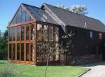 Free Standing Villa Glass Sunrooms Four Season Glass Houses with Polygon Roof