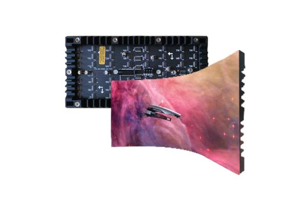 P1.25 Flexible LED Module / Curved Flexible Led Display Screen For Cylindrical
