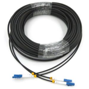 China LC UPC Connector G652D G657A 4 Core Fiber Optic Cable 150m factory