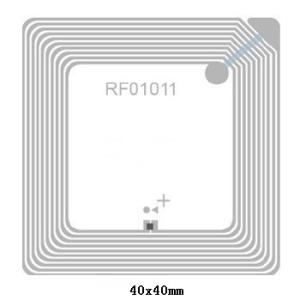 China Dia 25mm RFID Inlay 1cm - 3cm Reading Range 13.56MHZ RFID Dry Inlay factory