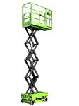 MX390R 240kg Load Self Propelled Mini Scissor Lift Swivel Wheels Low Noise
